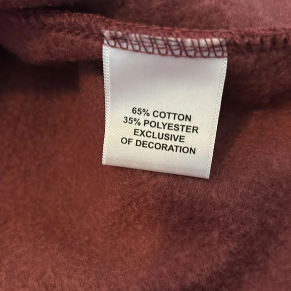 Tailorbyrd men’s maroon quarter zip sweater size XXL - Picture 8 of 8